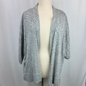 LOFT 16/18 cardigan silver or green